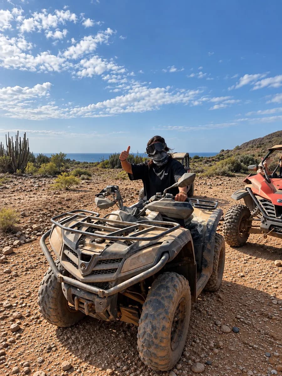 Quad-safari On-Road & Off-Road – Maspalomas – 2 timer og 30 minutter