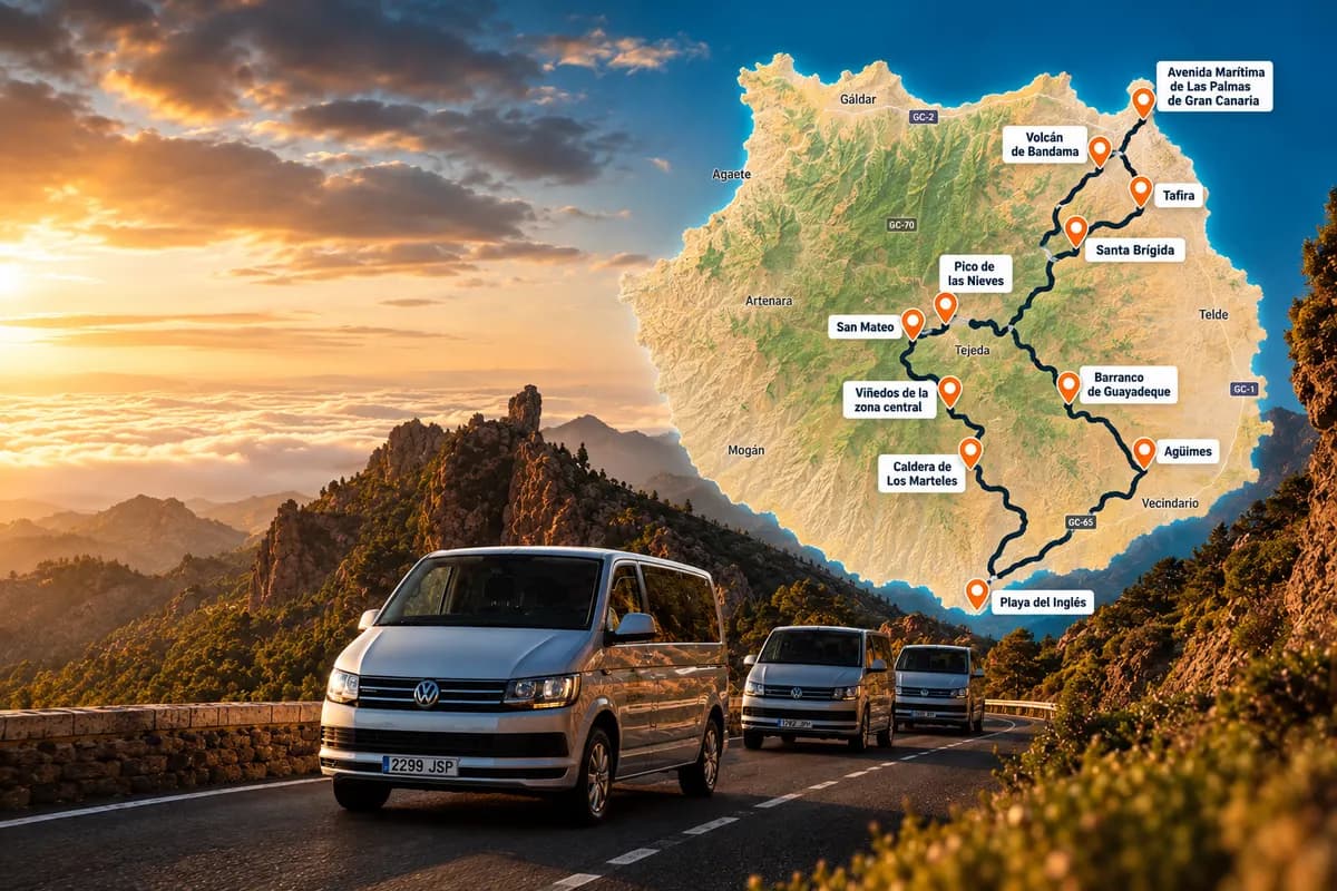 VIP Picos Deluxe – Round the Island of Gran Canaria – 8 Hours