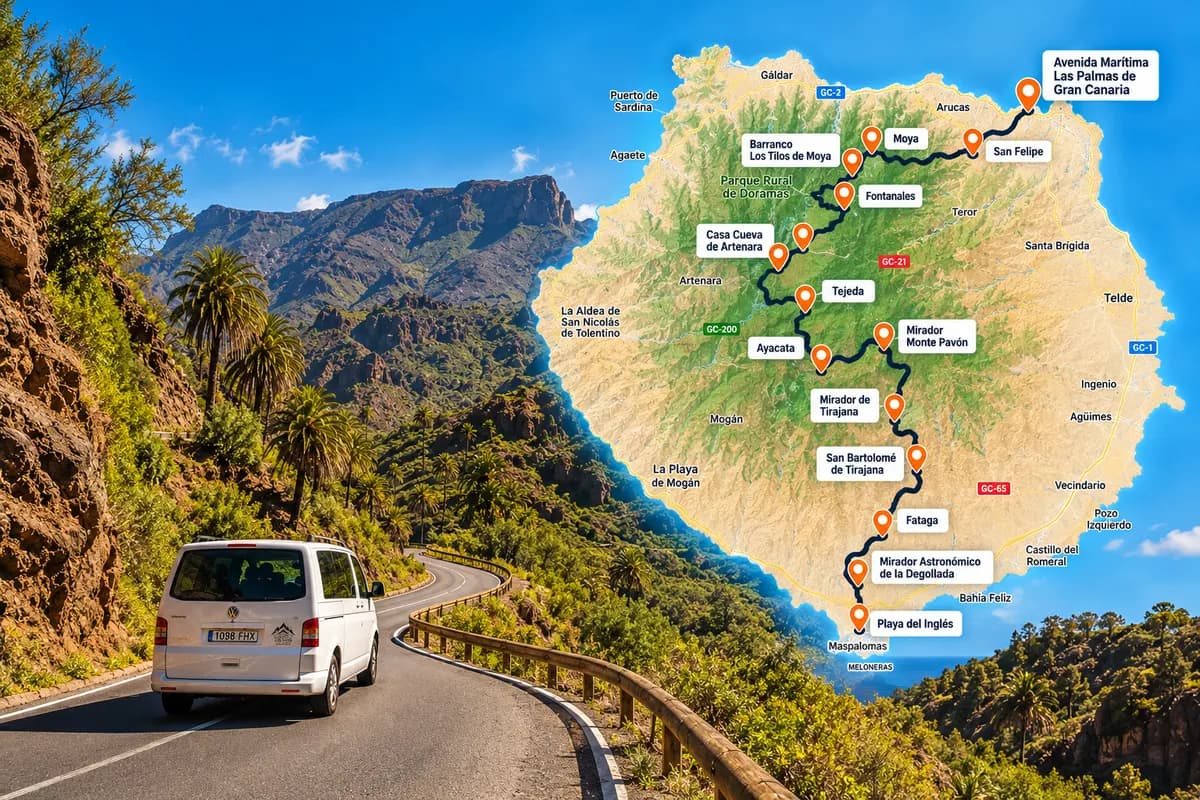 VIP Panoramatur – Rundtur på Gran Canaria – 8 timer