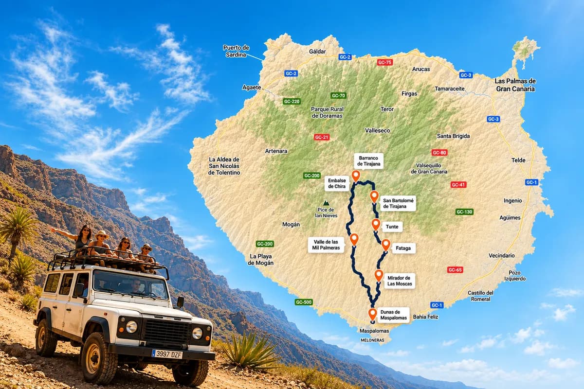 Oppdag Gran Canaria – Jeep Safari – Offroad-tur – 5 timer
